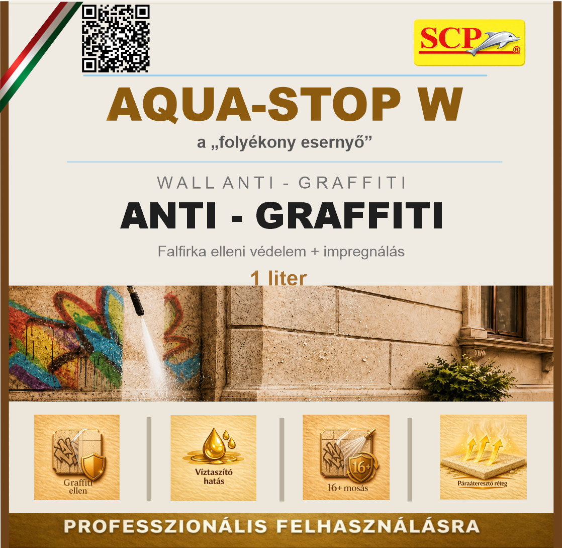 WALL ANTI-GRAFFITI – mattítóval bekevert minta