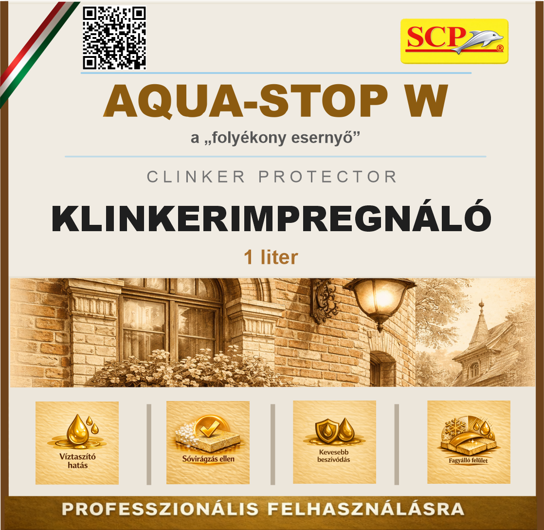 Klinkerimpregnáló – Clinker Protector címke