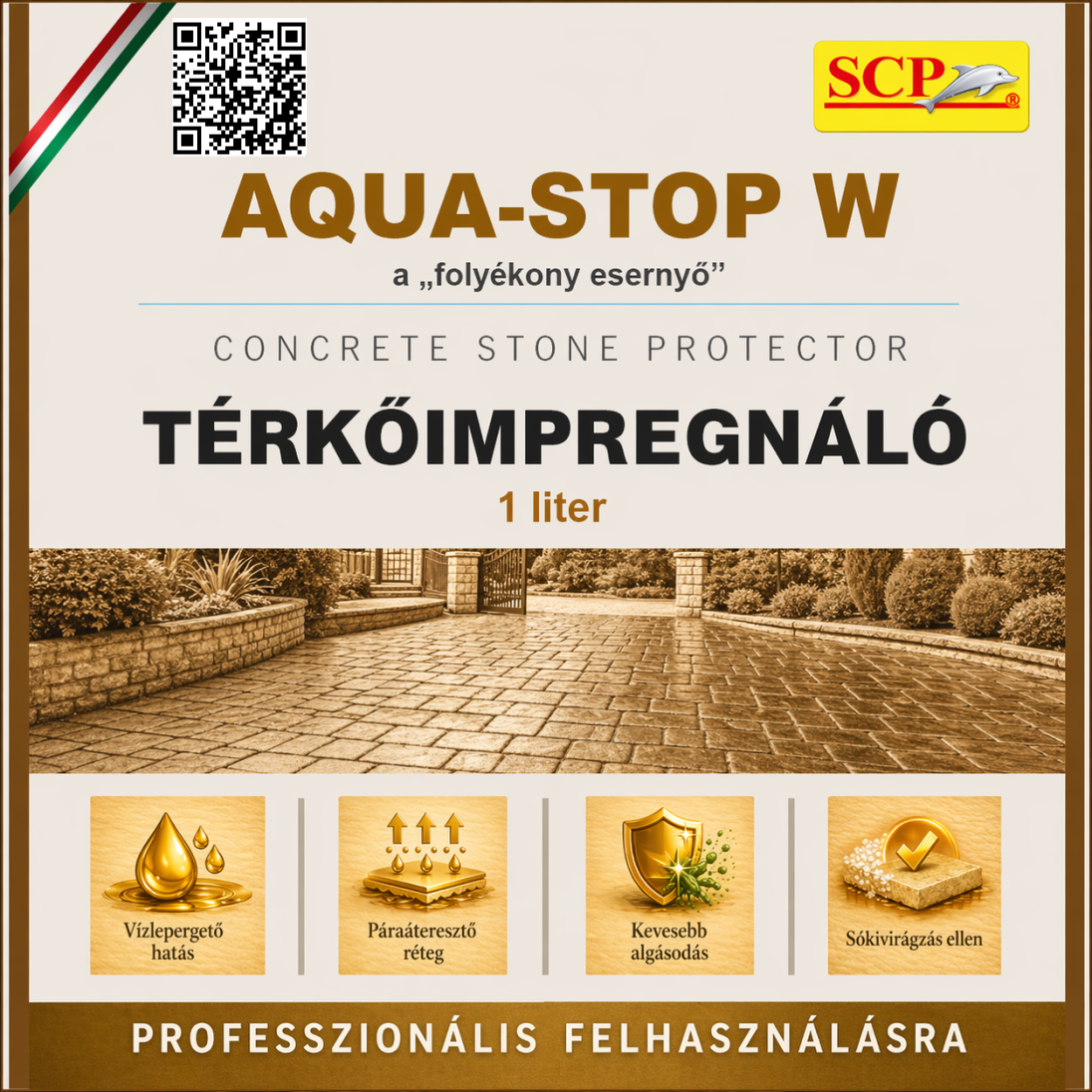 Térkőimpregnáló - Concrete Stone Protector